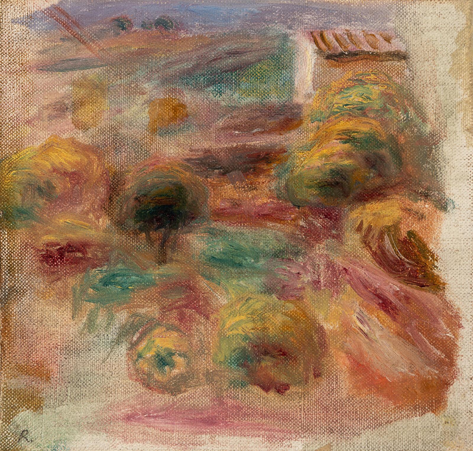 Pierre-Auguste Renoir、PAYSAGE A CAGNES Barnes Collection Online — Pierre-Auguste Renoir: Landscape