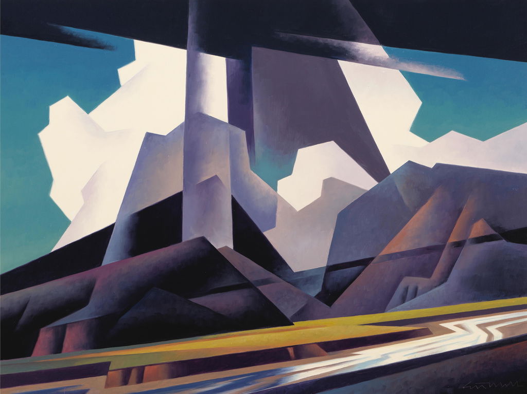 Western Gap by Ed Mell sold for $83,000.
Image courtesy of Bonhams