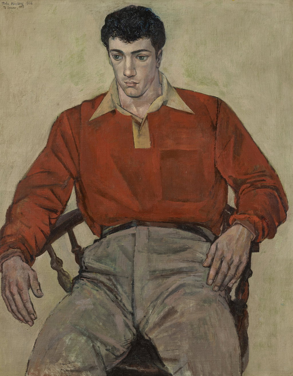 Spencer Churchill by John Minton sold for $271,400. Image courtesy of Christie's