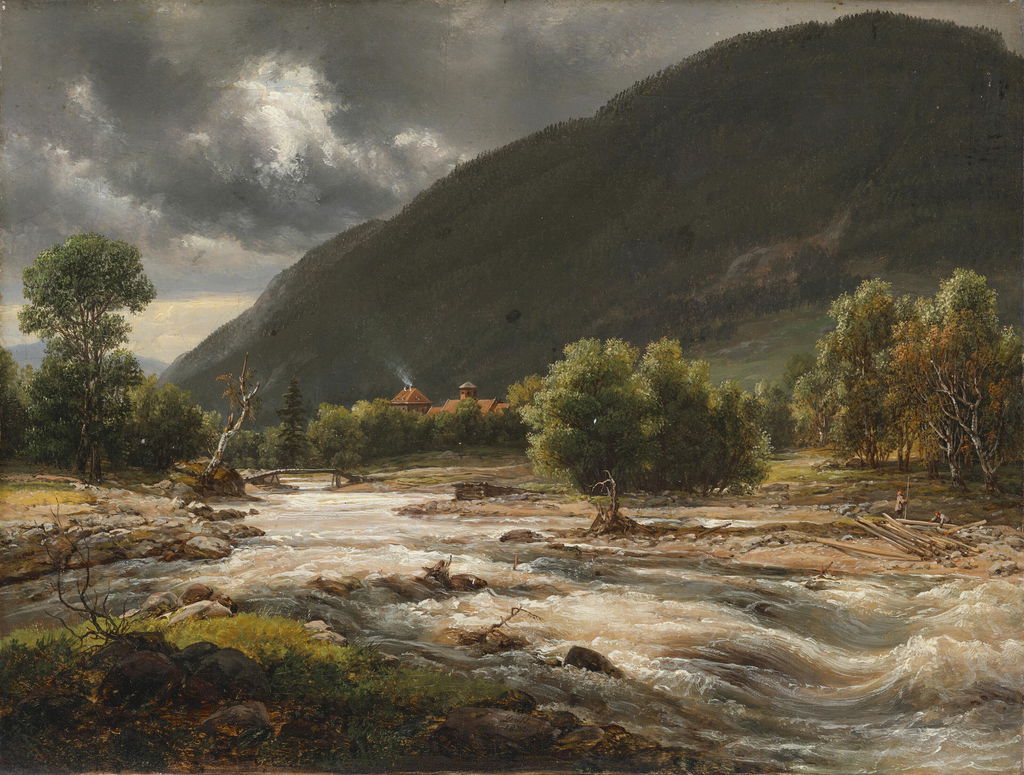 View of the Mårelv near Tinn. Image courtesy of Christie's
