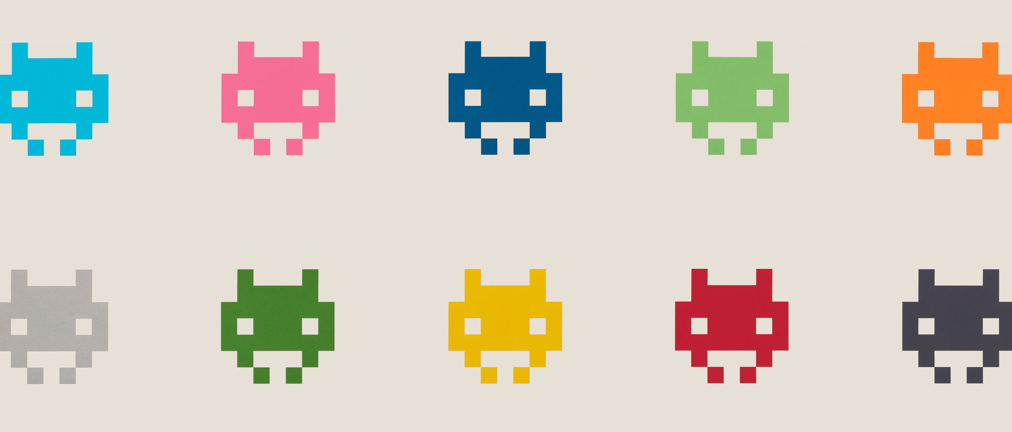 Damien Hirst & Invader