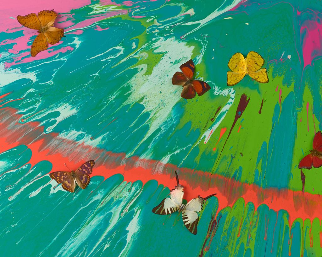 Beautiful Beyond Understanding Painting (with Butterflies) 4