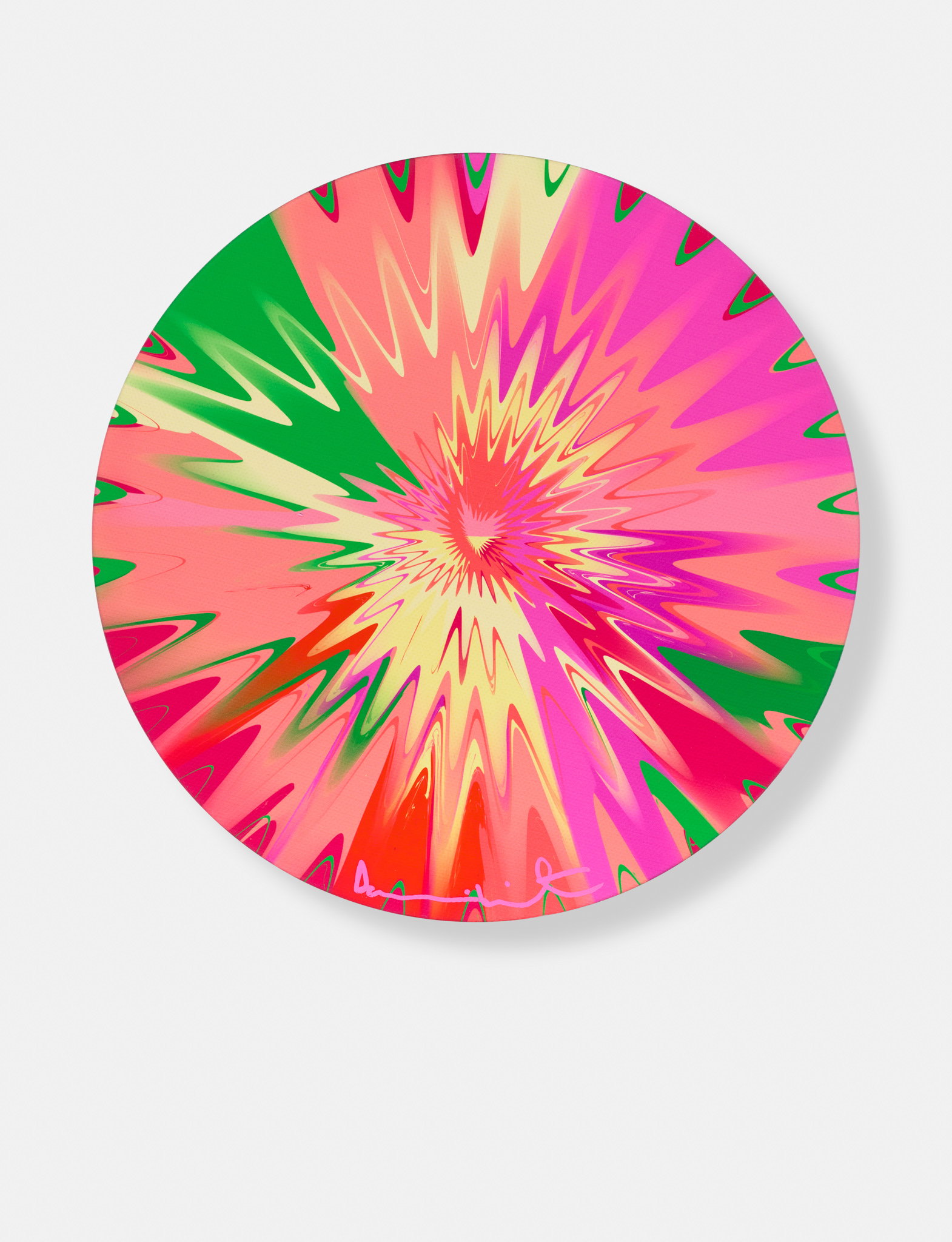 Beautiful, Brilliantly Impressive, Almost Serene, High Above Implosion Painting image #1 main image