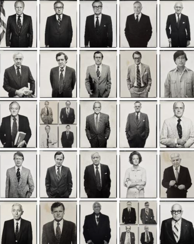 Richard Avedon The Family (A Work In Progress) (31 prints), 1976. Image courtesy of Phillips