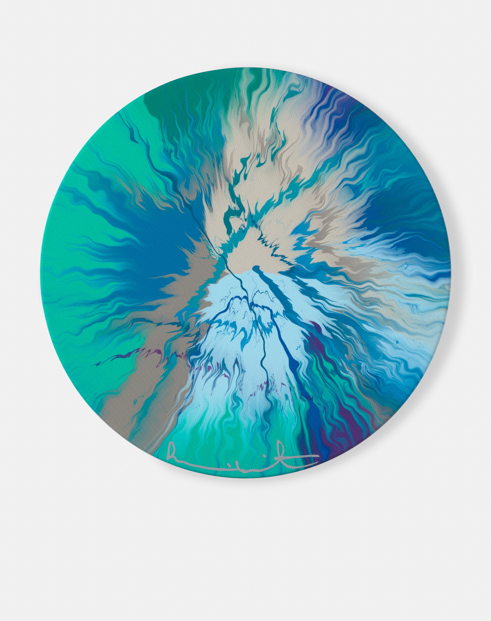 Beautiful, Utterly Unearthly, Soul Growing Bursting River Painting image #1 main image