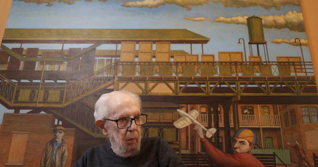 Vintage Chicago Tribune: Artist Leo Segedin’s work depicts the vanished West Side of his youth