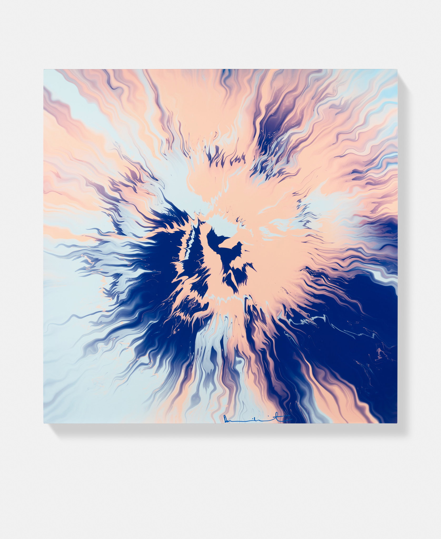 Beautiful, Hot-Springy Bursting River Painting image #1 main image