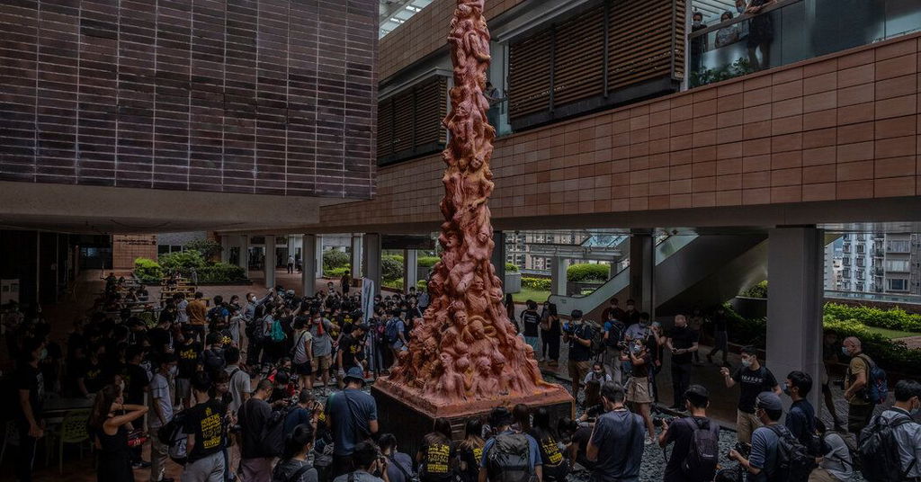 Hong Kong’s Pillar of Shame Is More Than a Statue - The New York Times