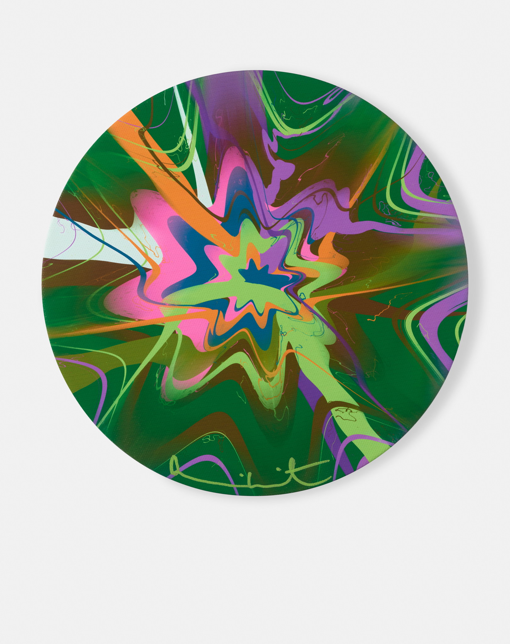 Beautiful, Somewhat Piteous, Unpleasantly Excited, Self Correcting, Rarified Aura Painting image #1 main image
