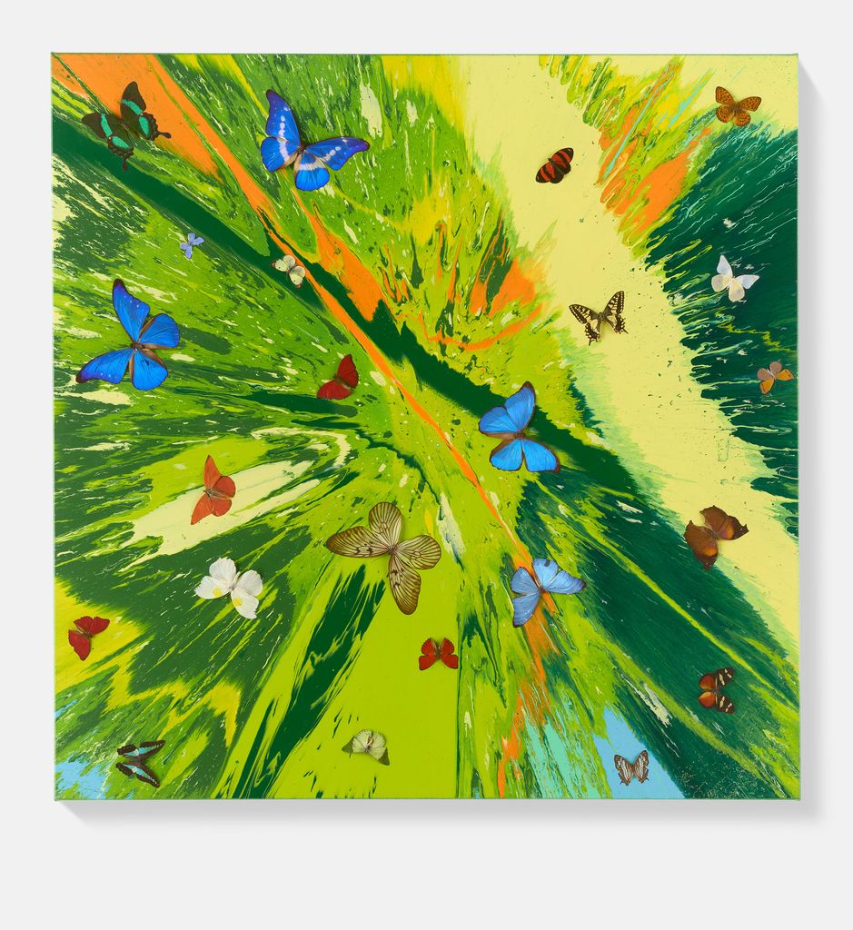 Beautiful Welcome to the Jungle, We are Really Happy You're Here Painting (with Butterflies) 1 main image