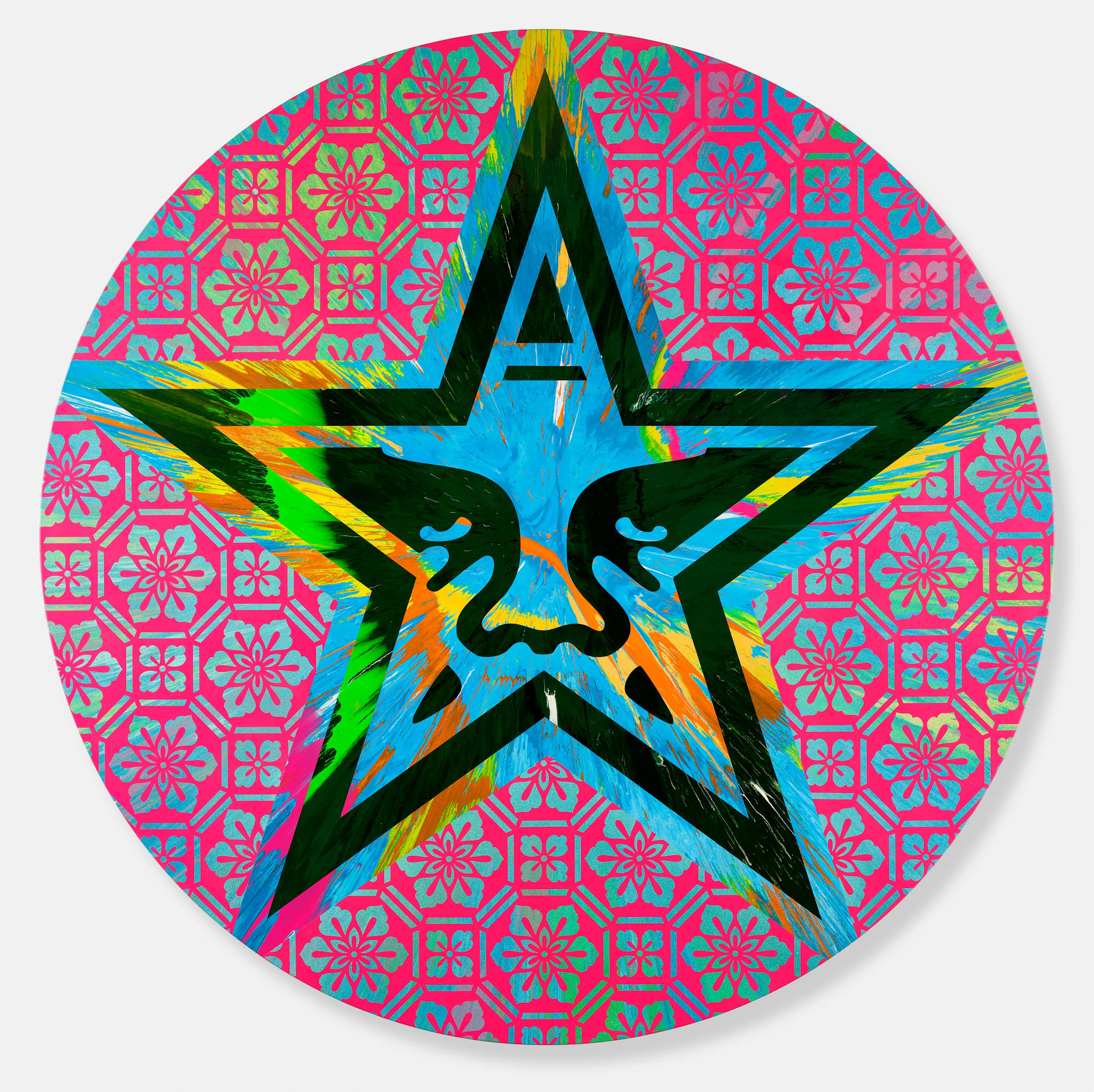 Beautiful Exploding Icon Star 2 Spin Roses Painting 1 main image