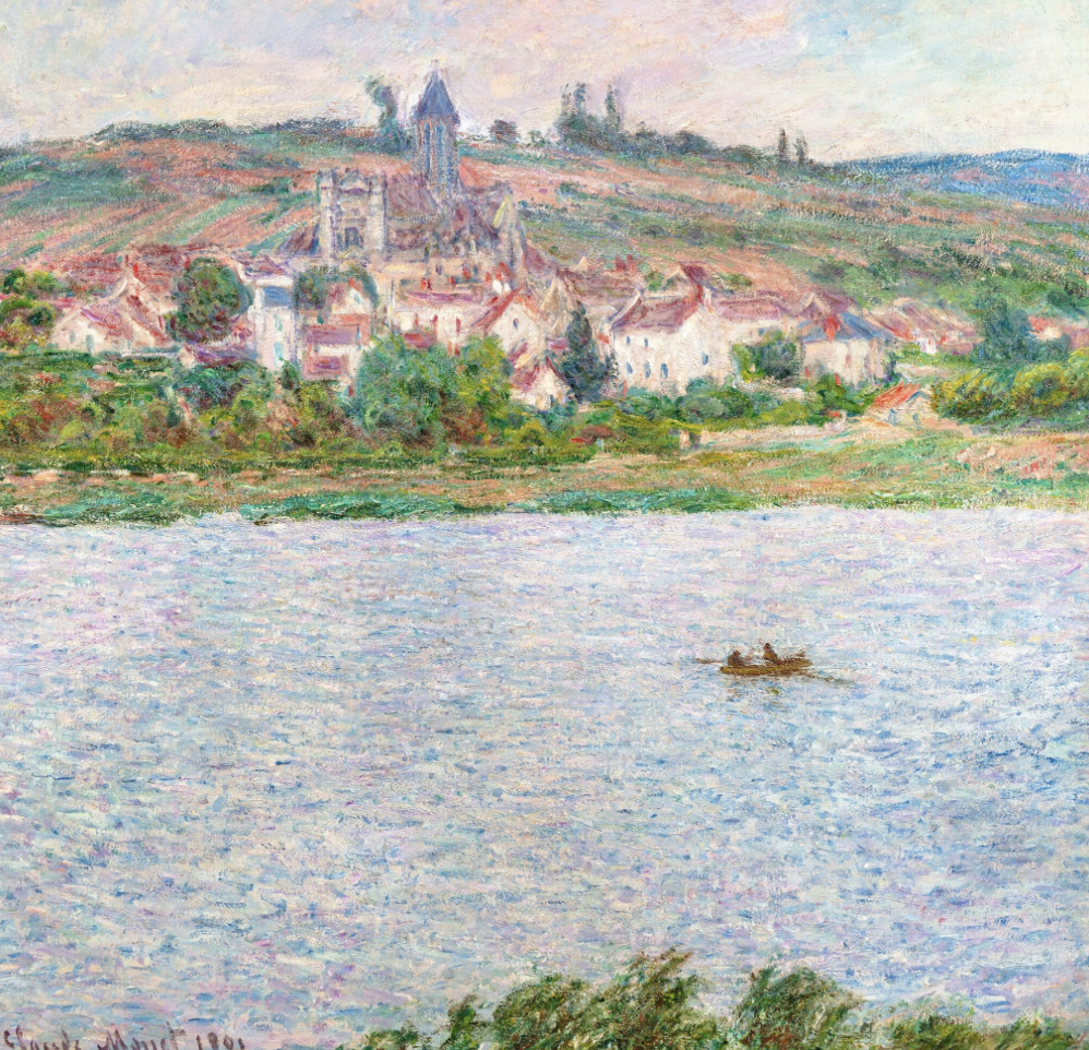 Monet's Vétheuil, effet du matin (1901) sold for $12m after a ten-minute bidding war. Image courtesy of Sotheby's