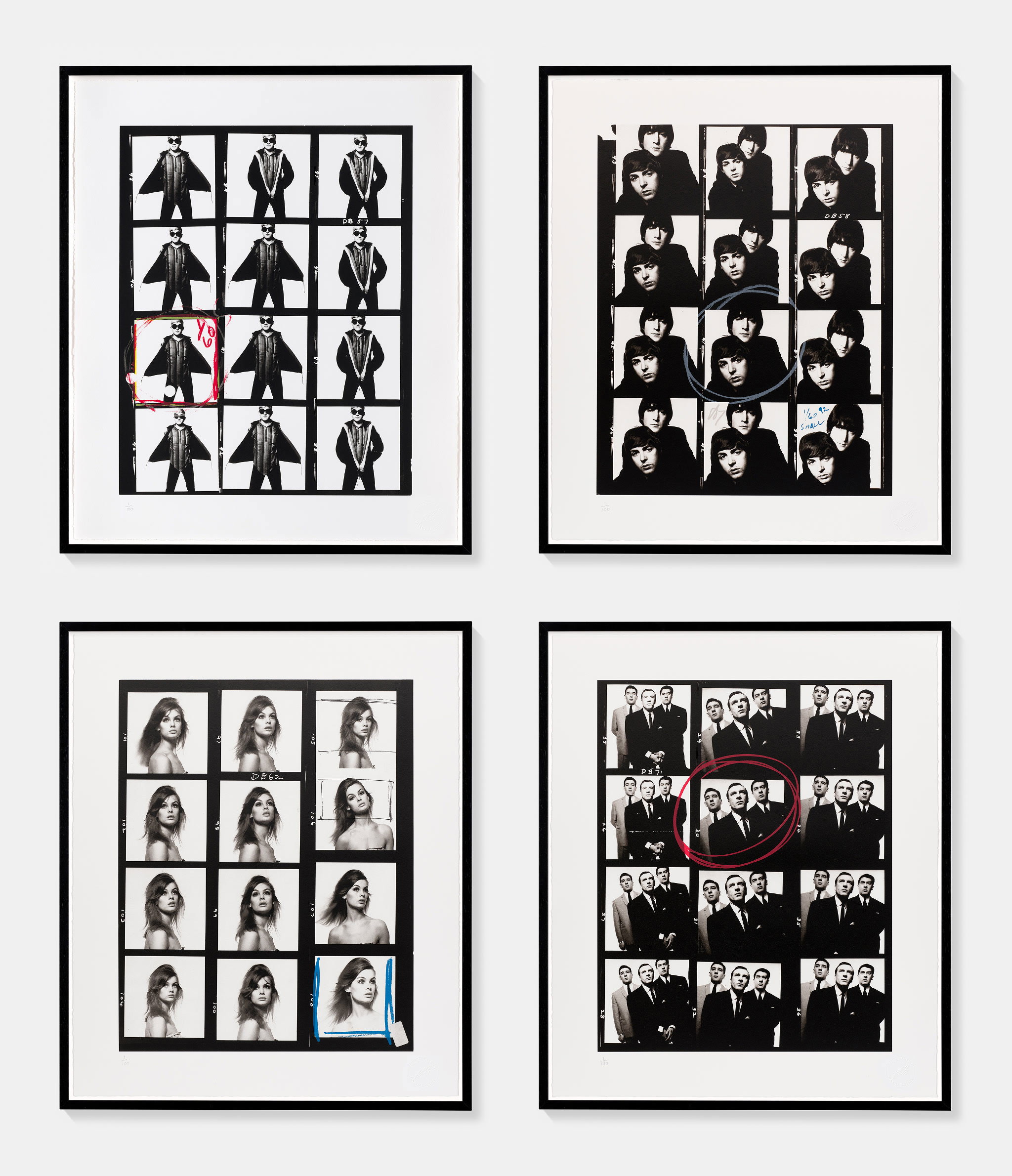David Bailey's The Pin-Ups Contact Sheets | HENI Primary