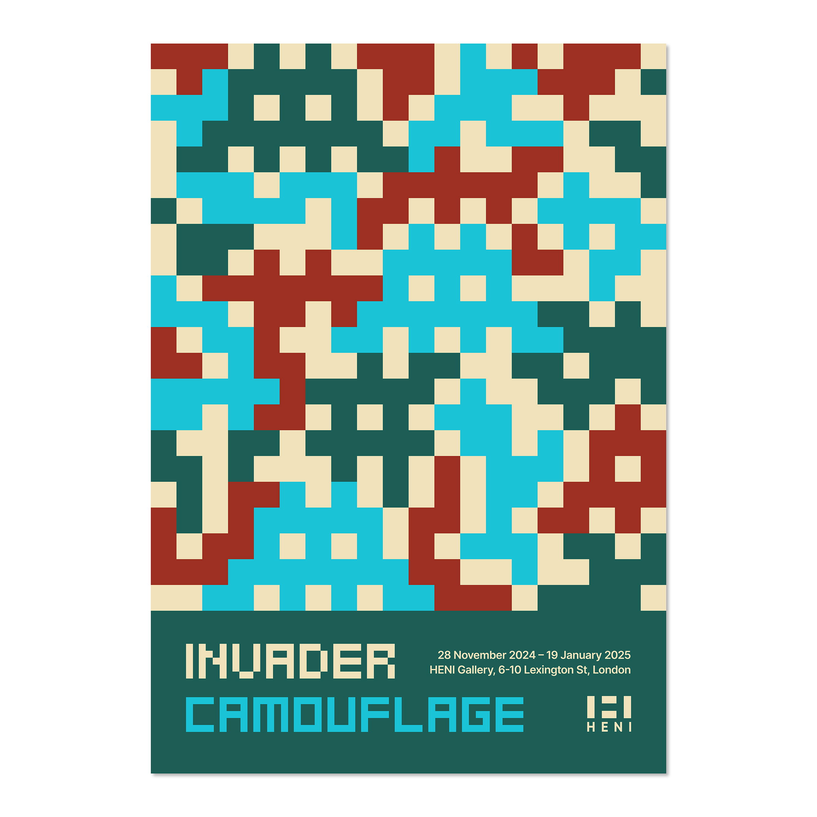 Invader Camo Poster 3 | HENI Shop