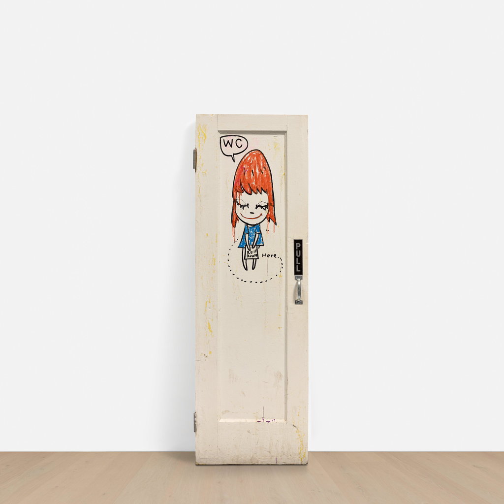Informal autograph by Yoshitomo Nara sold for $263,700. Image courtesy of Phillips