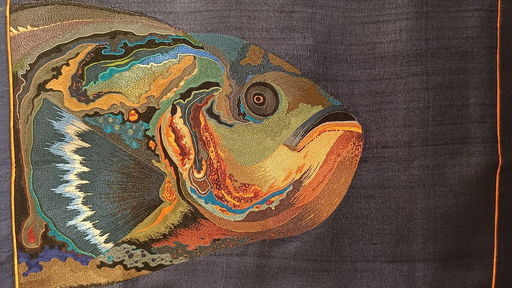 Artist Sunetra Lahiri weaves colours onto textile and tells a story straight out of illustrations and memories