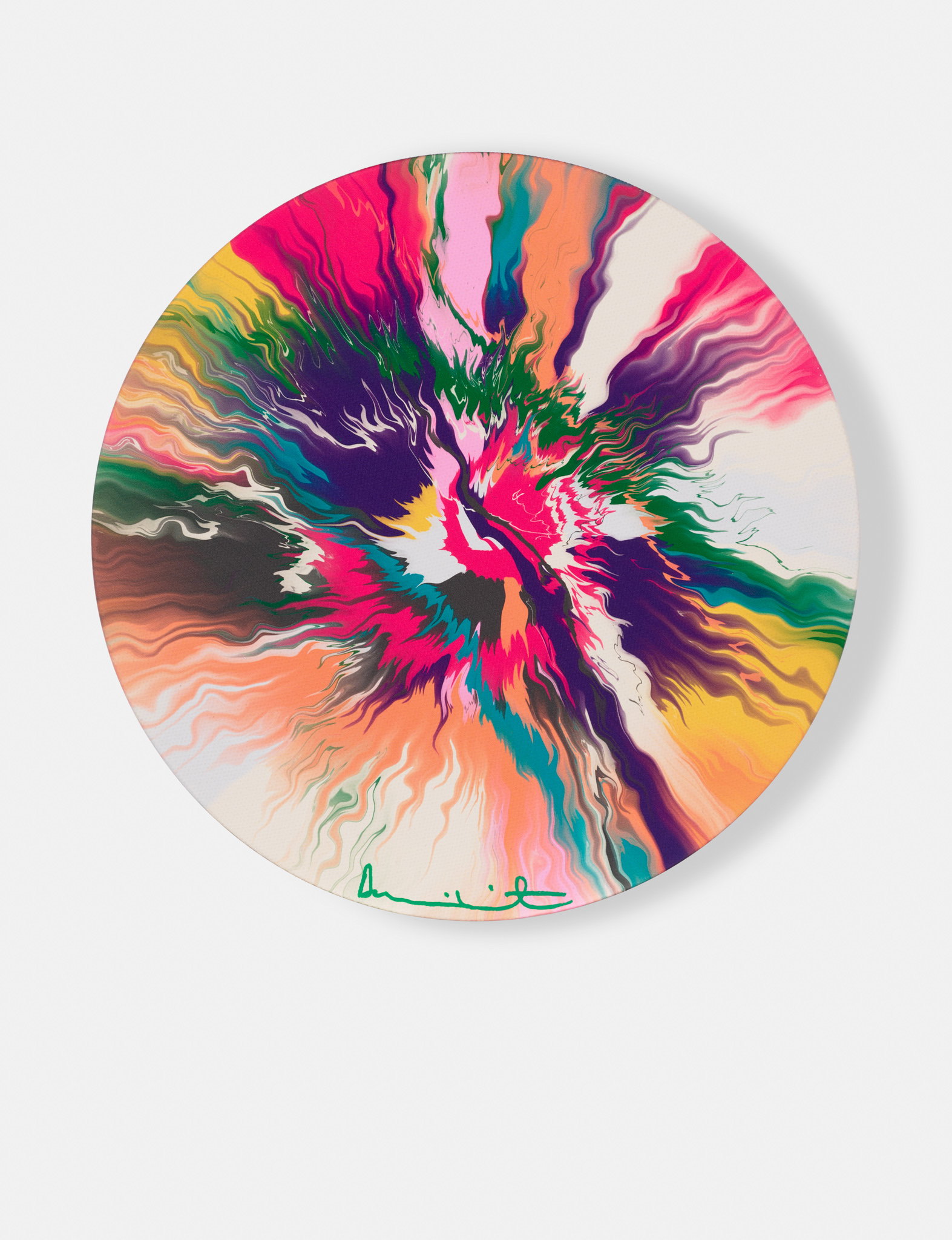 Beautiful, Almost Instinctive, Inessential, Intimate And Friendly Bursting River Painting image #1 main image