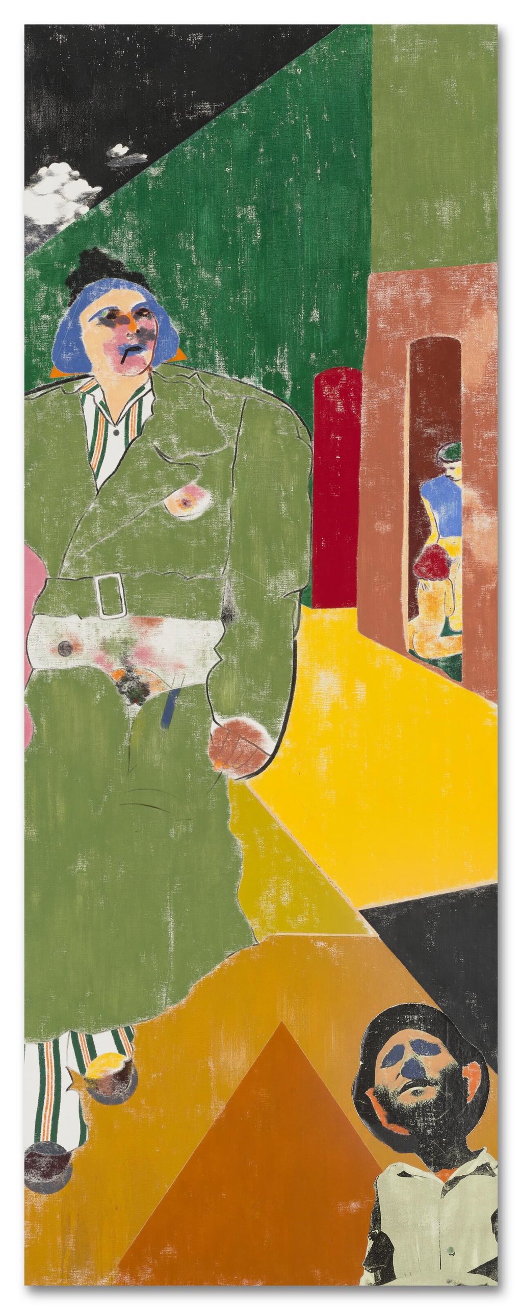 Outlying London Districts (In Camberwell) by R B Kitaj sold for $713,700. Image courtesy of Christie's