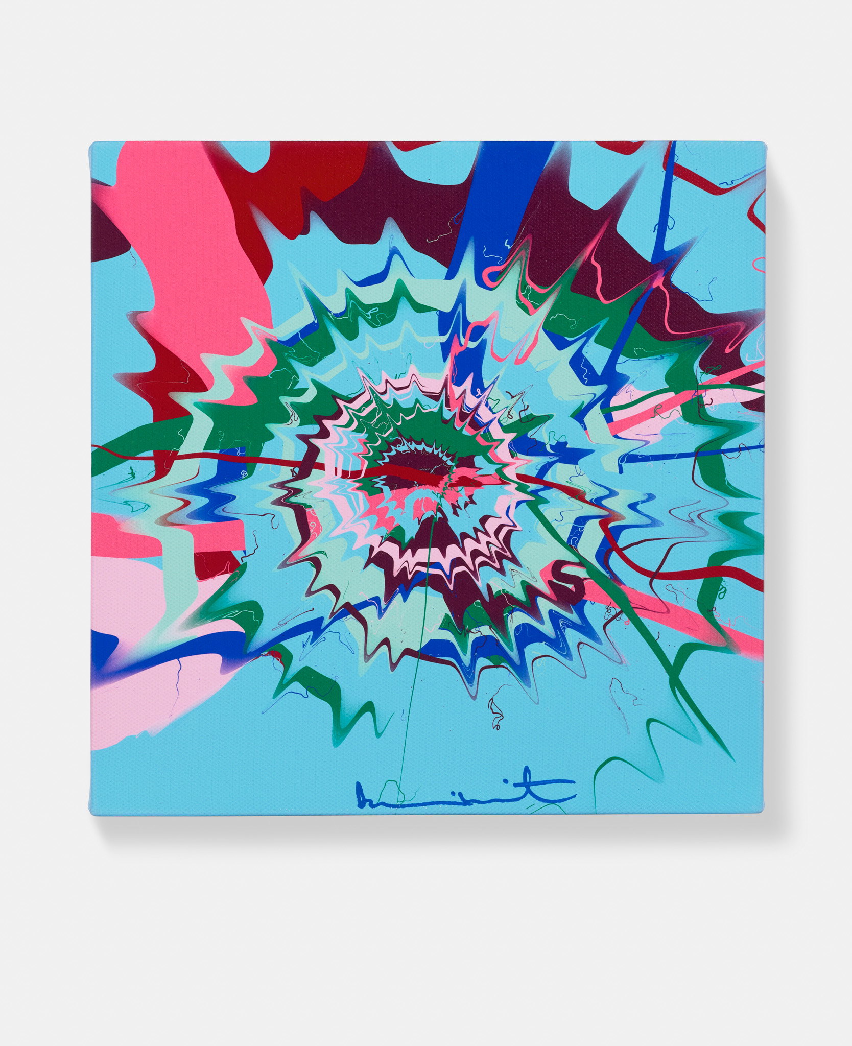 Beautiful, Wondrous But Benignant, Yet Less Affectionate, The Same Simple, Drolly Almost Corkscrew Painting image #1 main image