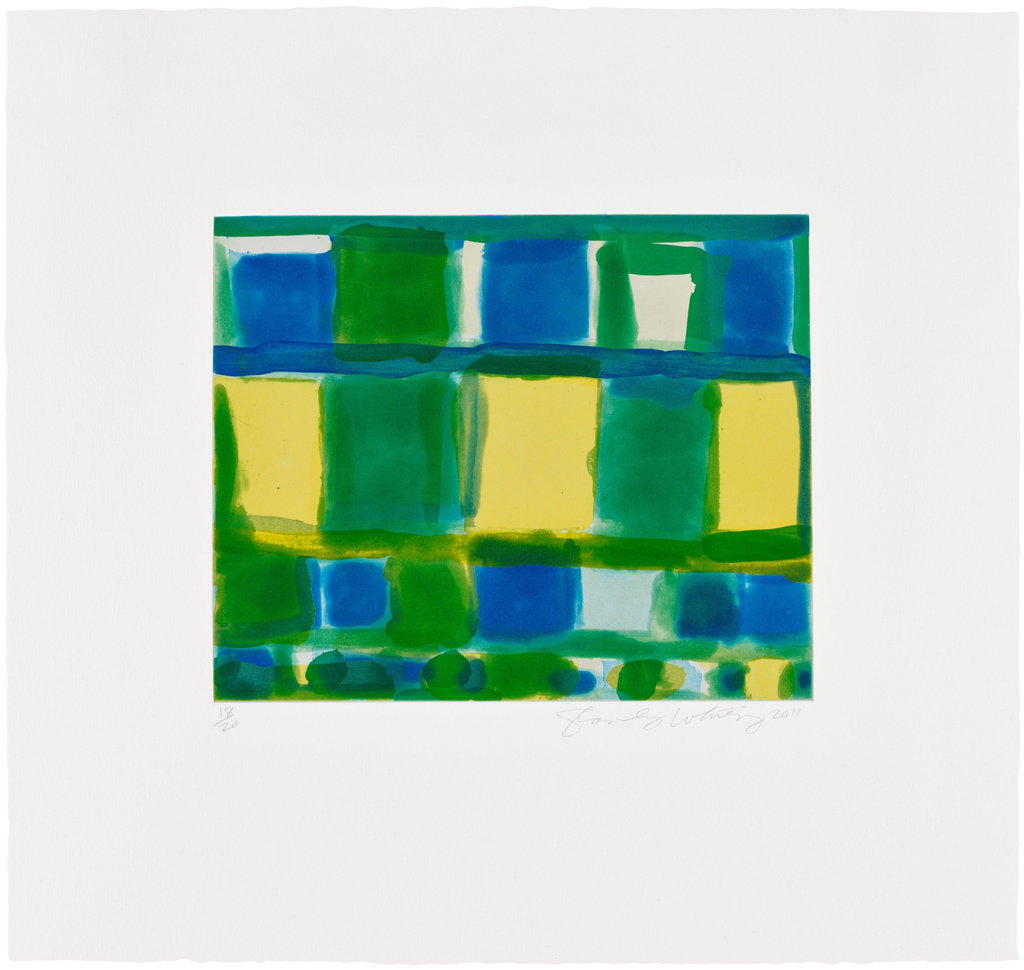 Yellow Changing by Stanley Whitney sold for $6,192. Image courtesy of Phillips