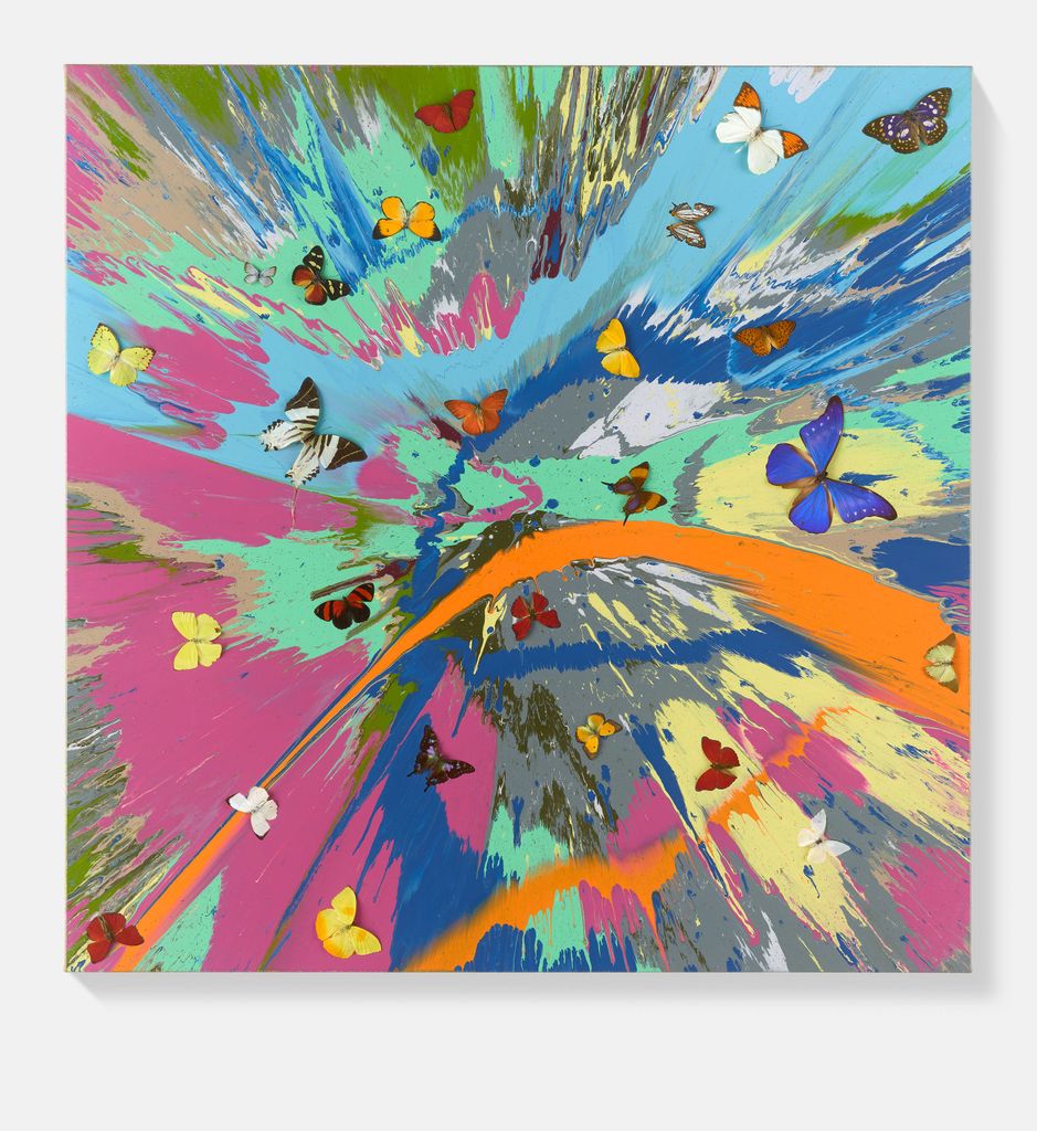 Beautiful Both Sublime and Shocking Painting (with Butterflies) 1 main image