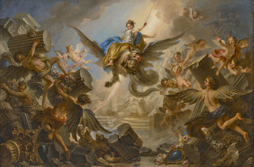 The Destruction of the Palace of Armida. Image courtesy of Christie's