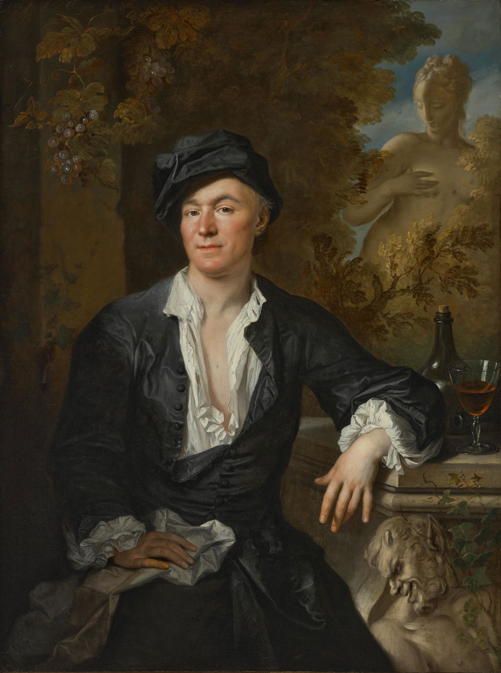 Un Bûveur sous une Treille (A Drinker under a Trellis). Image courtesy of Christie's