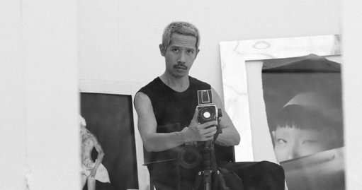 Kevin Pineda turns discarded photographs into material artifacts at SPRUCE Gallery
