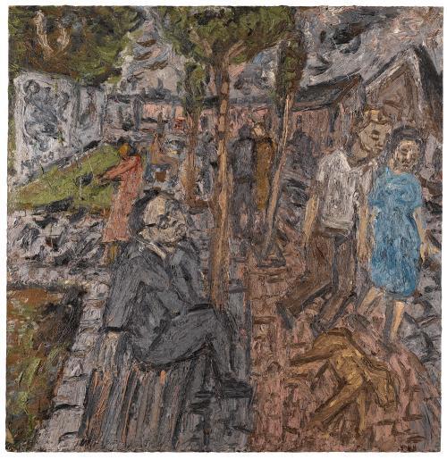 A Street In Willesden (1985). Sold for $1.09m in 2011. Image courtesy of Sotheby's