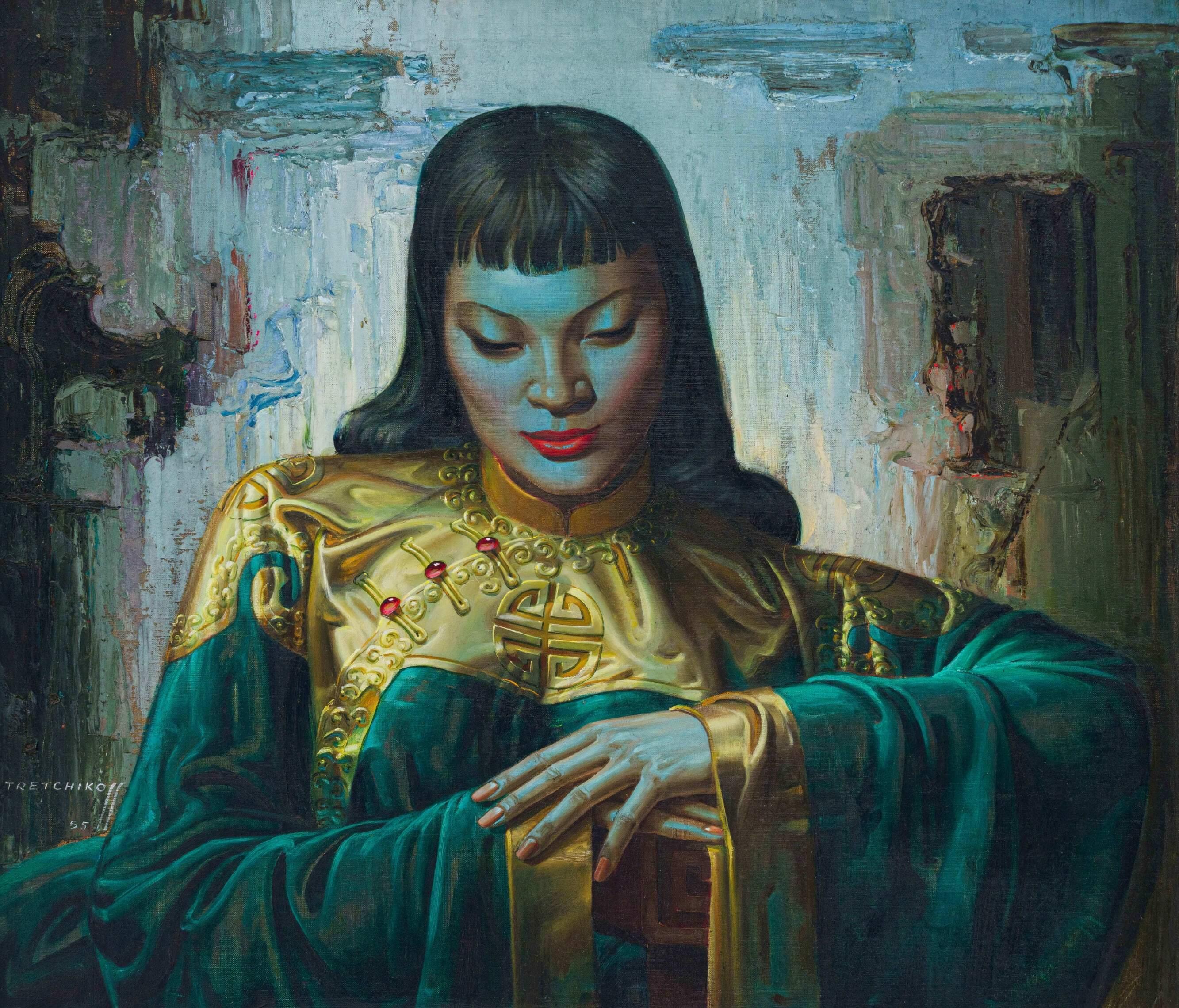 絵画 Portrait Vladimir Tretchikoff's Auction Record Jumps 17% With $1.74m Sale