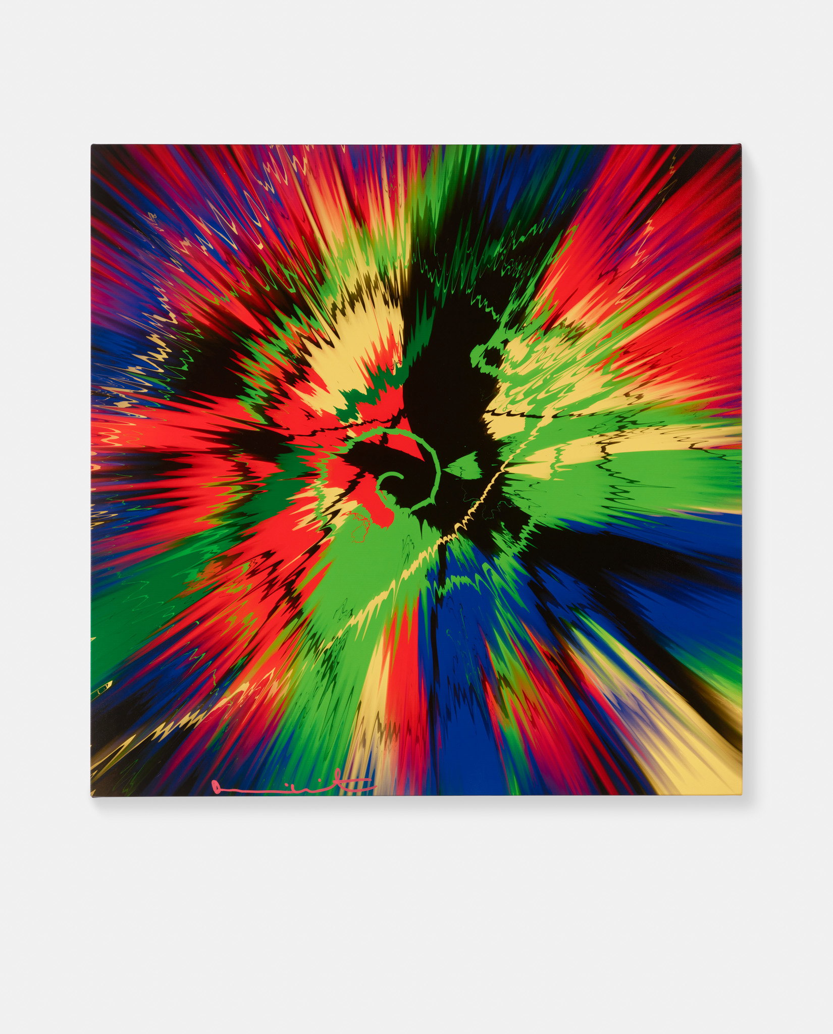 Beautiful, Rather Boisterous, Calm, Long Circumpolar Comet Painting image #1 main image