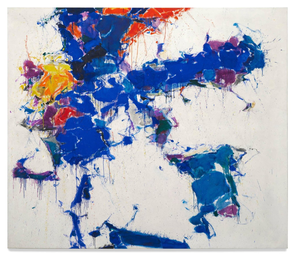 Towards Disappearance I by Sam Francis estimated at $15m (low) to $20m (high). Image courtesy of Sotheby's
