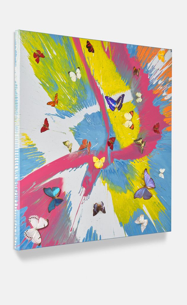 Beautiful Transcending Time and Space With Someone Like You Painting (with Butterflies) 2