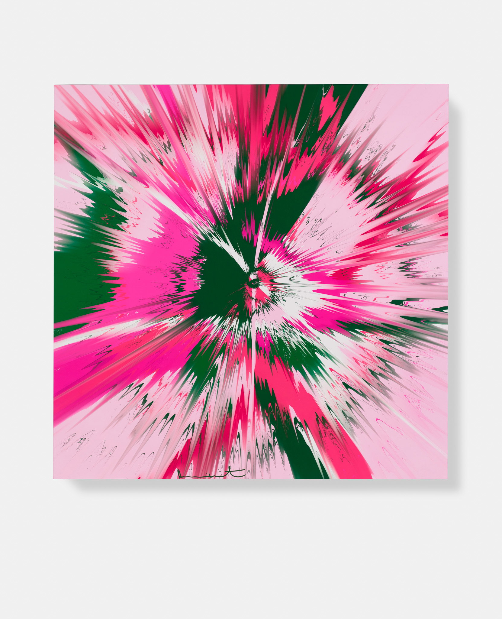 Beautiful, Most Unguarded, Easily Visible To Behold, Ever Grateful And Thankful Vapor Painting image #1 main image