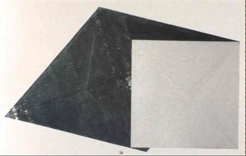 Square Parallelogram golden section paining (Undated). Sold for $42,000 in 1987. Image courtesy of Christie's