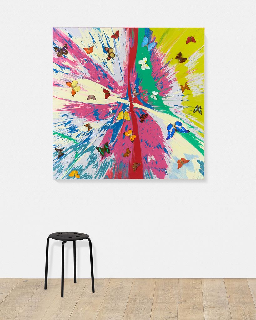 Beautiful Chemical Messenger of Joy Painting (with Butterflies) scale image