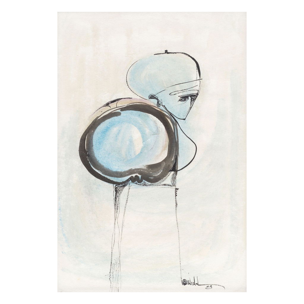 Delicate burden by Obiora Udechukwu sold for $37,600 (1294% above estimate). Image courtesy of Bonhams