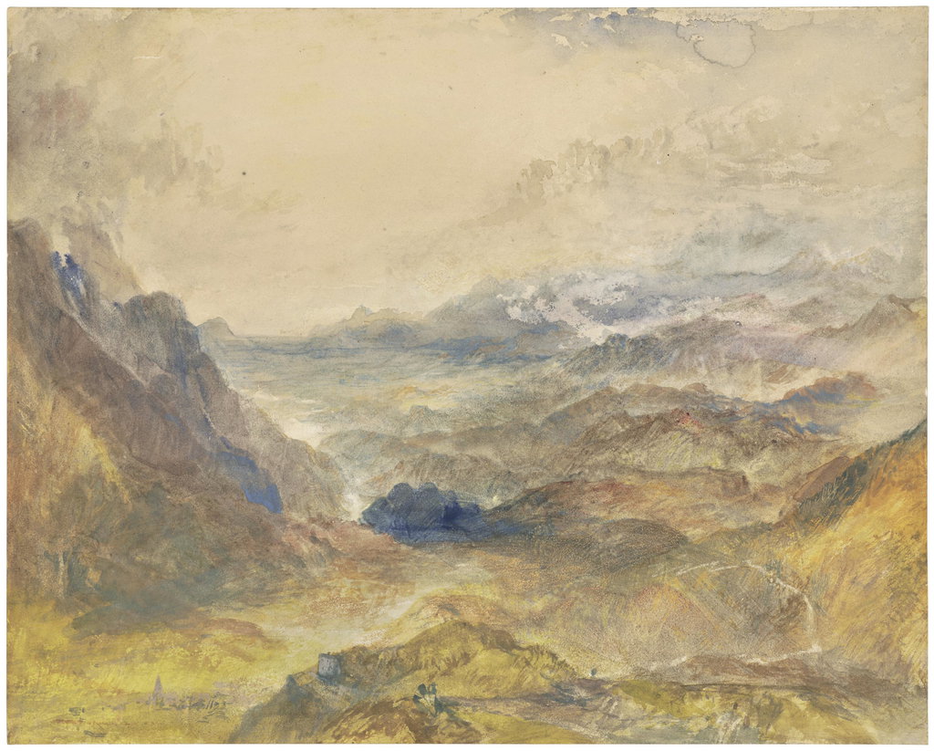 View down the Mont Cenis. Image courtesy of Christie's