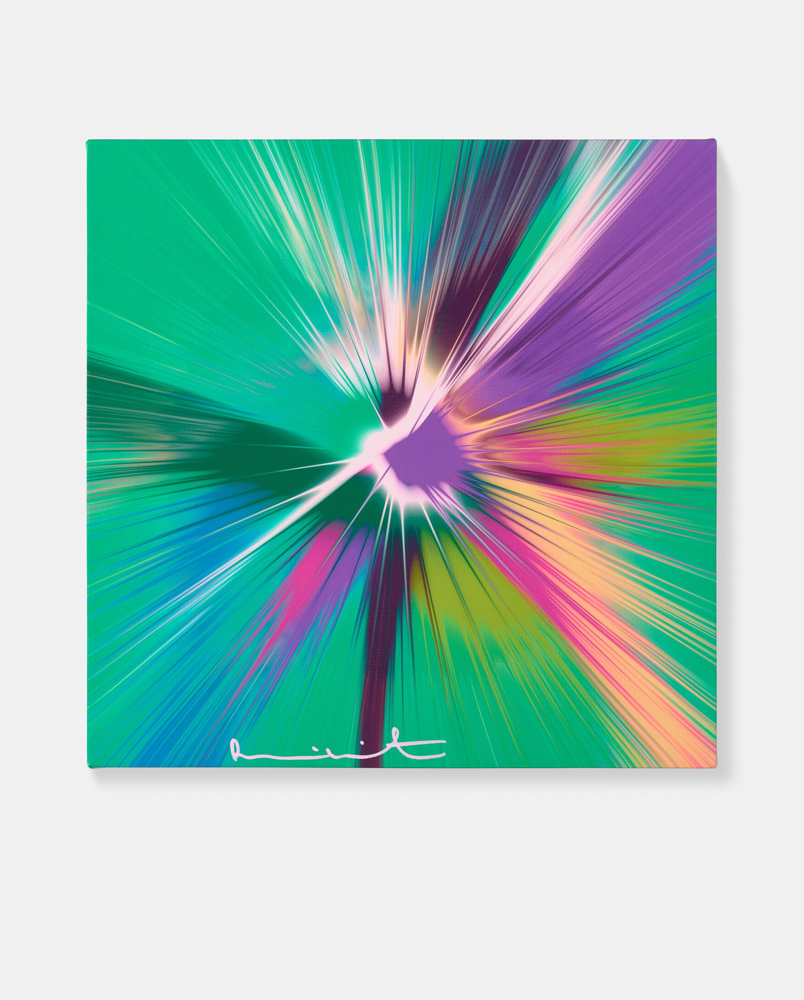 Beautiful, Singularly Clear, The Bluest, Unformulated, Lofty And Dauntless Tourbillon Painting image #1 main image