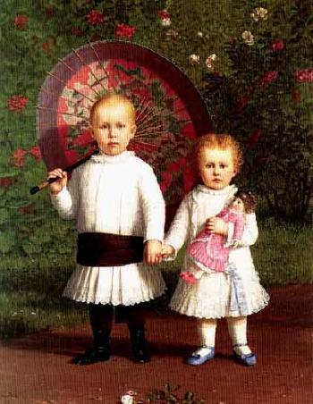 Portrait of Prescott and Mary Scott (1881). Sold for $45,000 in 1997. Image courtesy of Sotheby's