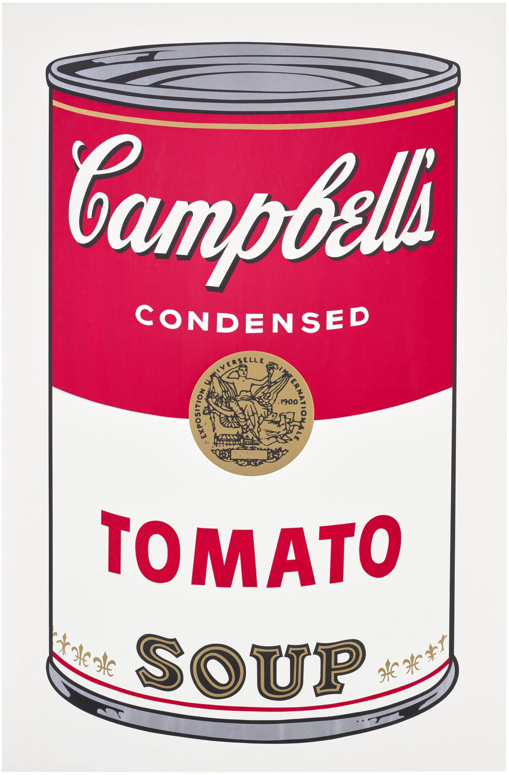 Tomato, from Campbell's Soup I by Andy Warhol sold for $208,400. Image courtesy of Phillips