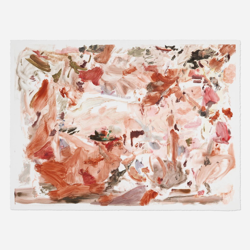 Untitled by Cecily Brown sold for $39,900. Image courtesy of Rago