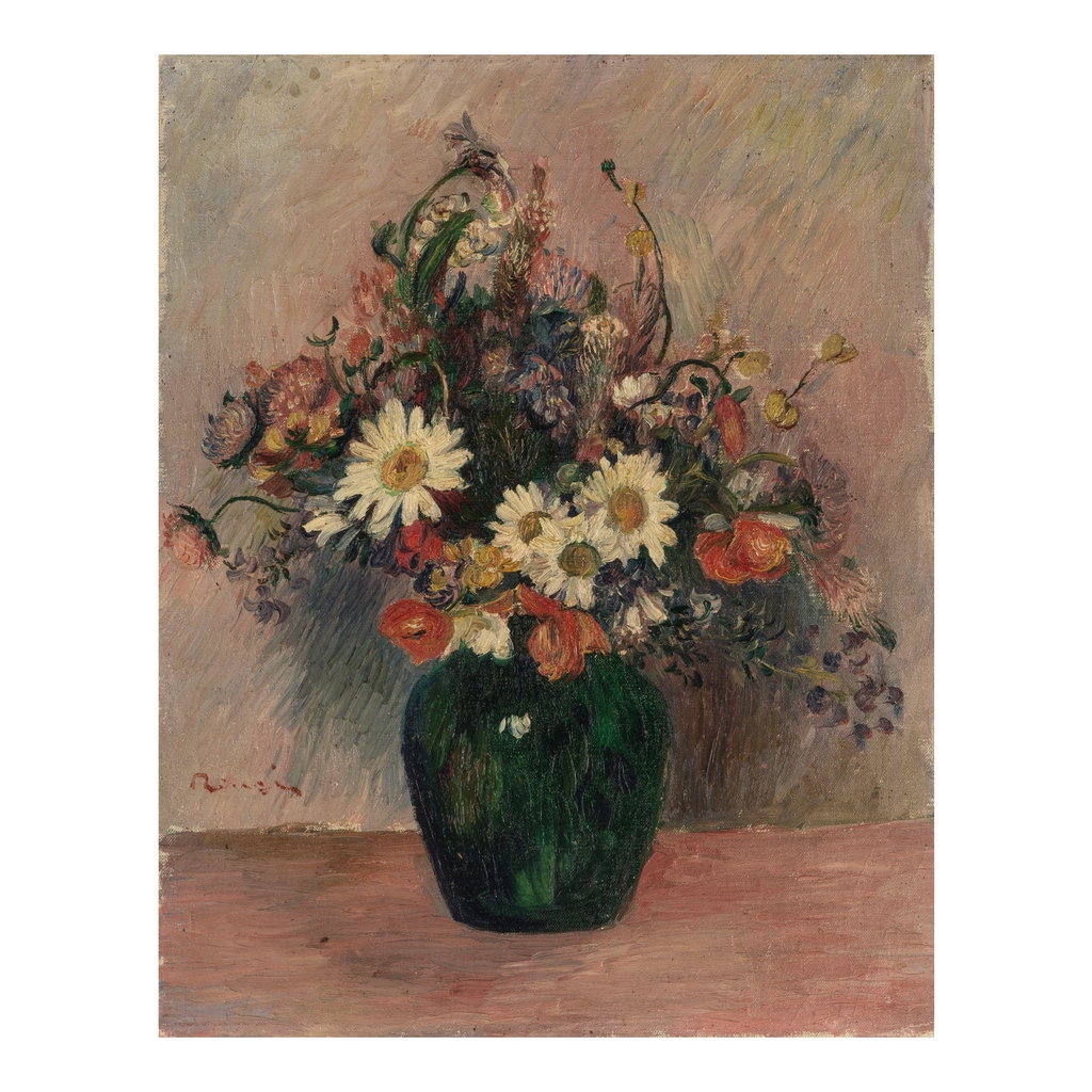Vase of Wildflowers by Pierre-Auguste Renoir sold for $559,300. Image courtesy of Bonhams