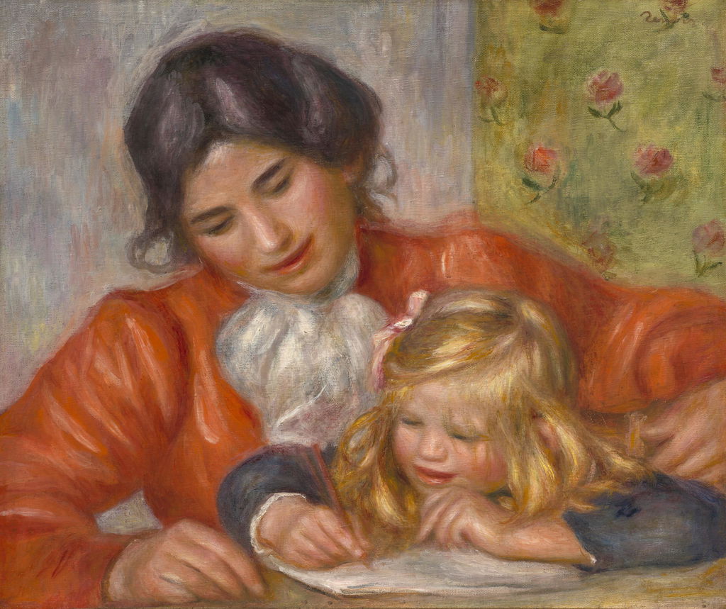 La Leçon d’écriture by Pierre-Auguste Renoir sold for $2.66m.
Image courtesy of Christie's