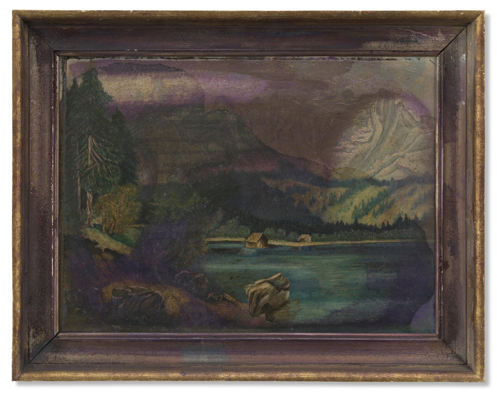 Untitled by Sigmar Polke sold for $40,600. Image courtesy of Christie's