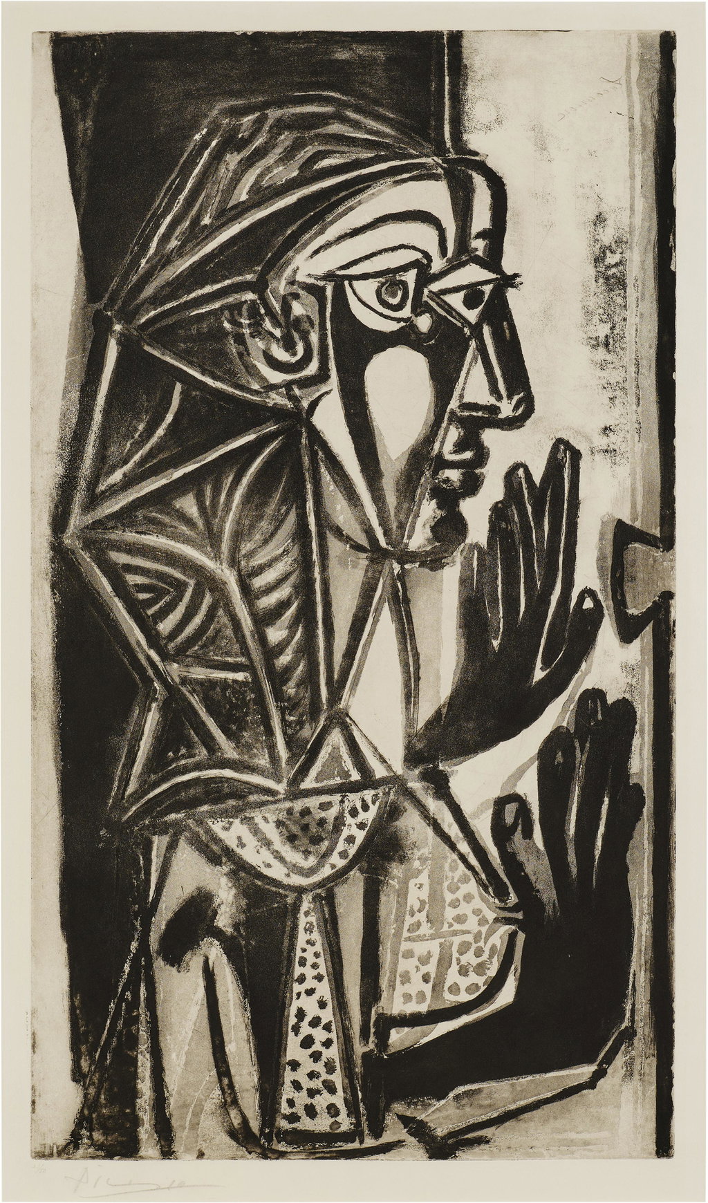 La Femme à la fenêtre by Pablo Picasso sold for $435,200. Image courtesy of Sotheby's