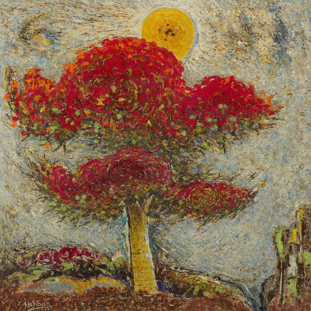 Untitled (Gulmohar Tree). Image courtesy of Christie's