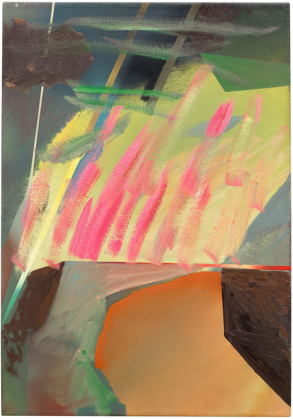 Abstraktes Bild (431-8) by Gerhard Richter estimated at $269,700 (low) to $404,600 (high). Image courtesy of Phillips
