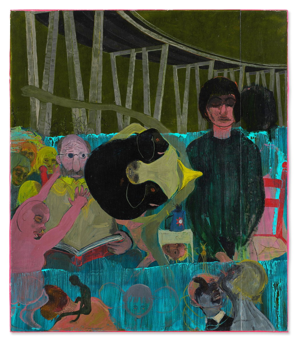Unter der Autobahnbrücke by Kai Althoff sold for $512,000. Image courtesy of Sotheby's