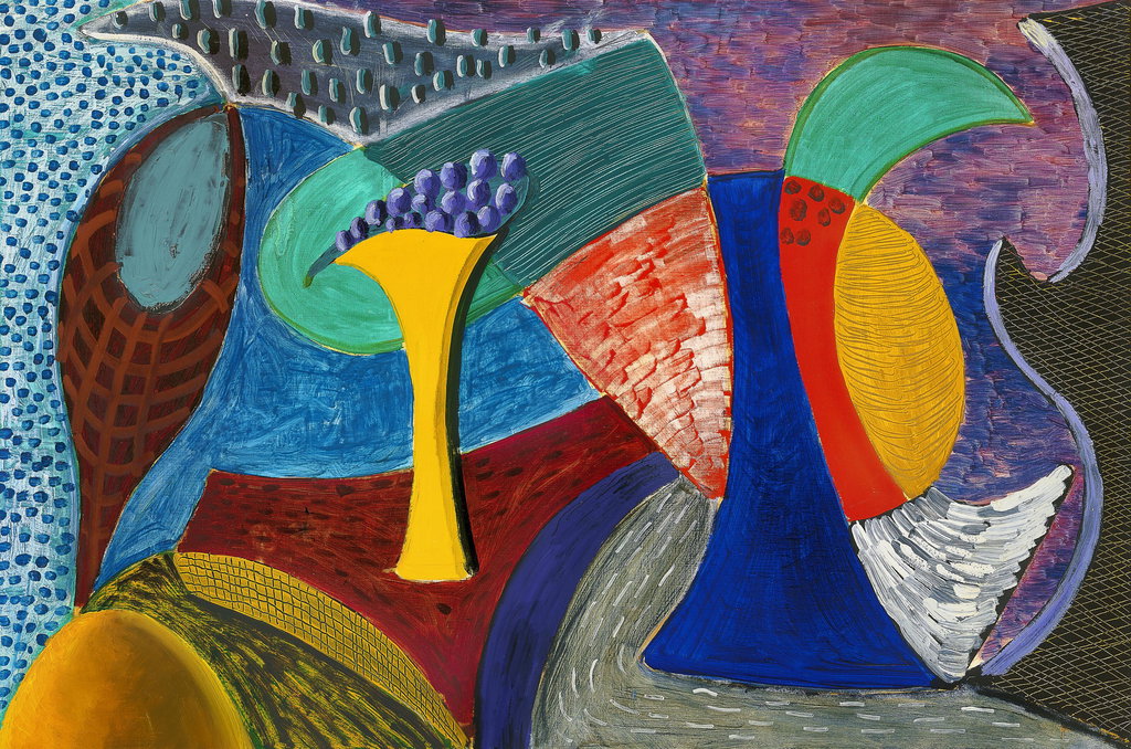 The Twelfth V.N. Painting by David Hockney sold for $3.51m.
Image courtesy of Christie's